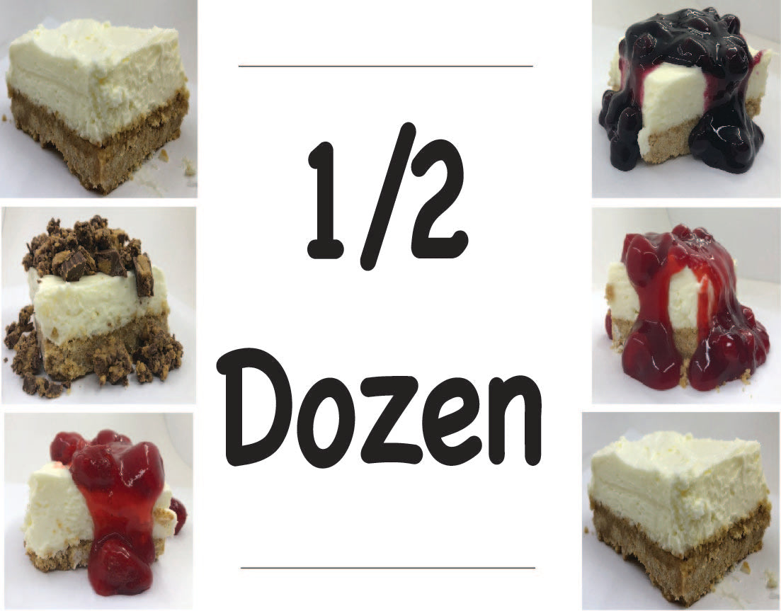 6 pack mix n match cheesecakes = 1 pie