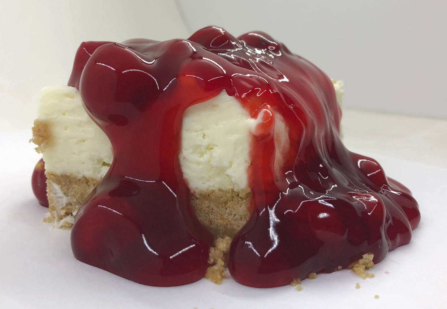 Homemade Country Cherry Cheesecake